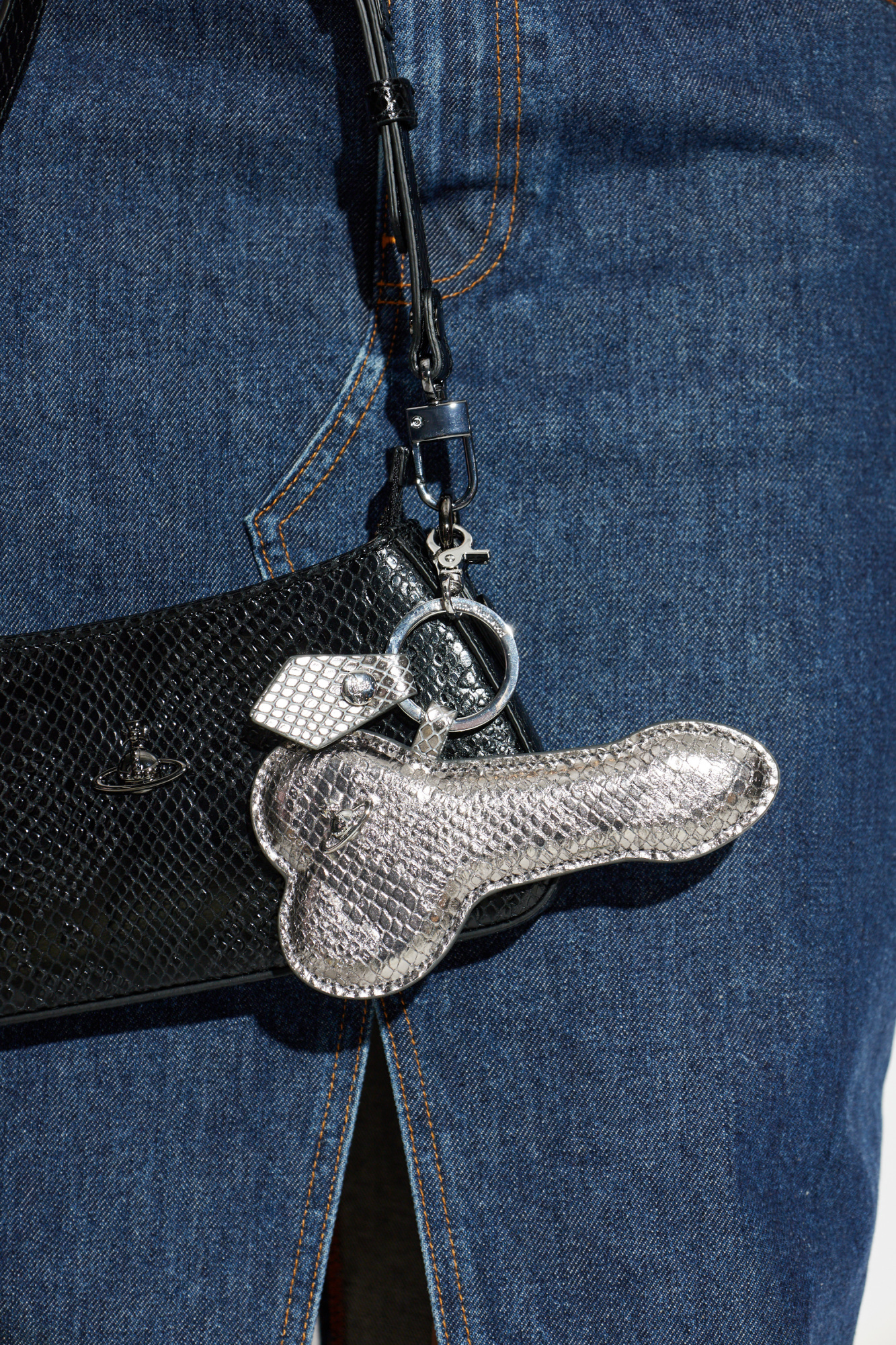 Vivienne Westwood Leather keychain | Men's | Vitkac